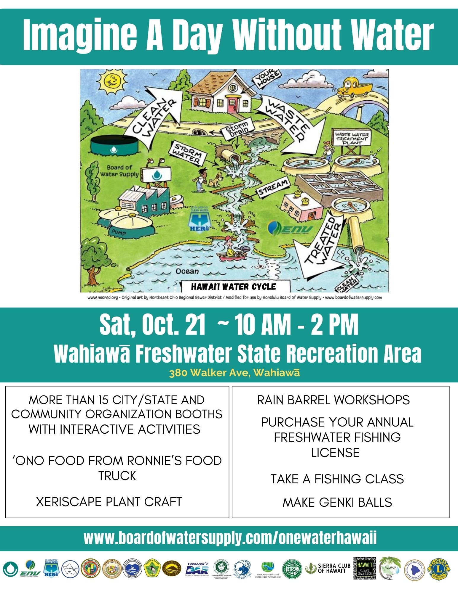 imagine a day without water event at the Freshwater State Recreation Area