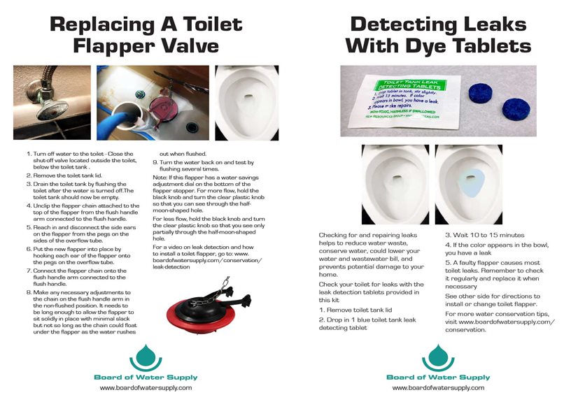 leak detection toilets